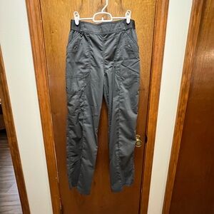 Dickies Gray Scrub Pants Unisex Size S Polyester Rayon Spandex Solid Medical